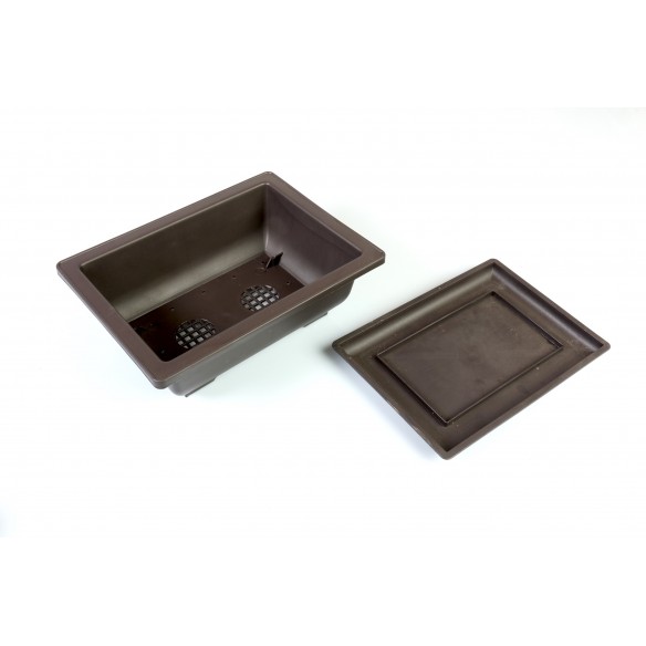 Maceta Plástico 22 cm + Prato